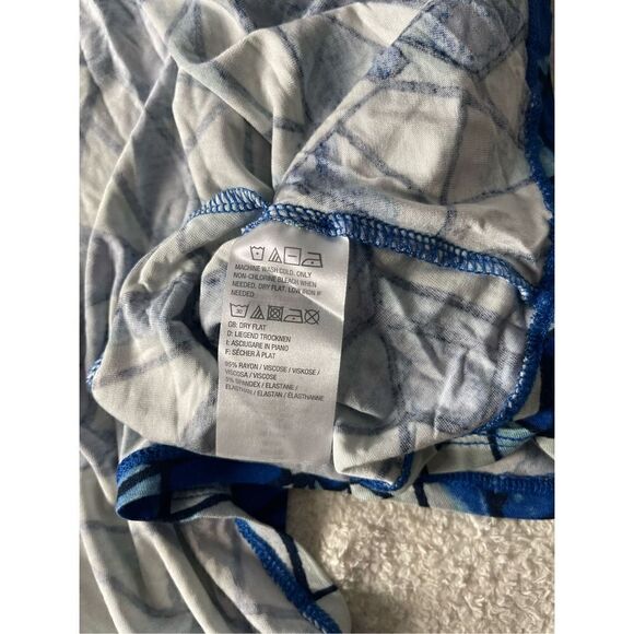 LOGO LORI GOLDSTEIN Abstract Printed Top With Pockets & Striped Tank Twin Set W - Picture 5 of 8